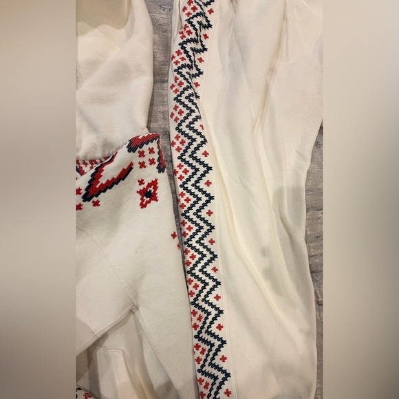 Polo Ralph Lauren Women's Cream Southwestern Design Sweatsuit - Small - Picture 9 of 12